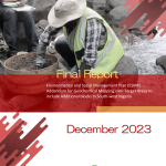 This document is an Environmental and Social Management Plan (ESMP) Addendum for geochemical mapping over target areas, including additional blocks in South-West Nigeria.